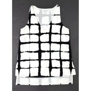 Adam Lippes For Target Top Women's Small Tank Top Black White Stretch